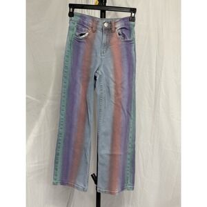 Justice Jeans Girls Size 8 Hombre Cotton Blend Straight Leg